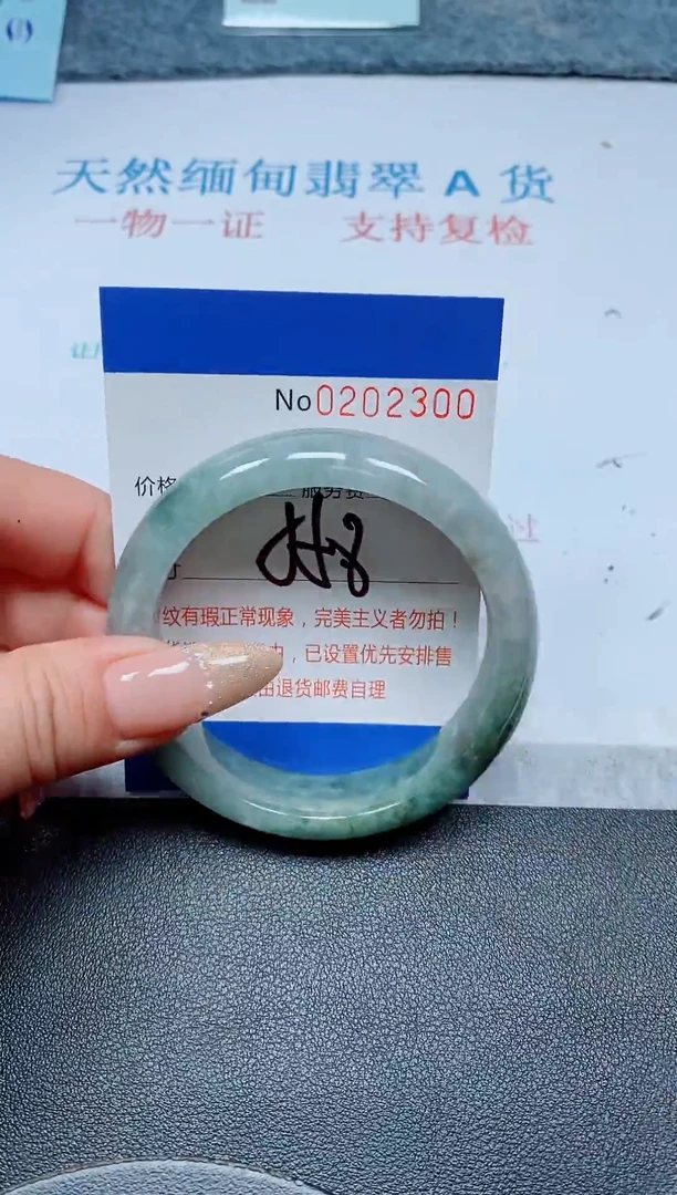 未镶嵌手镯翡翠A货手镯02300