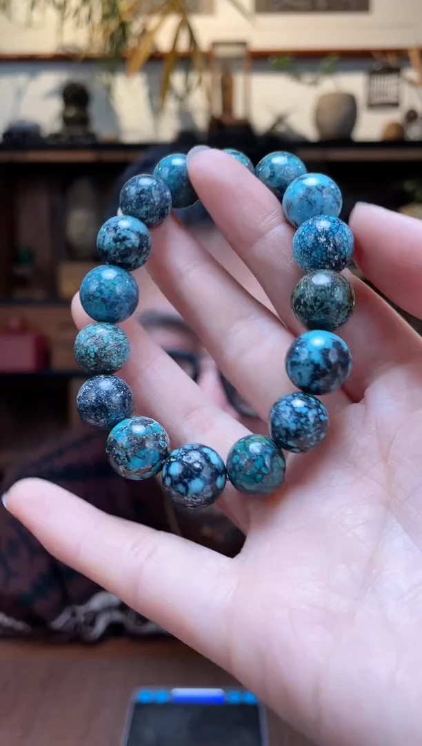 【闪购商品】绿松石手串未镶嵌013绿松石手串ZD多样性发一