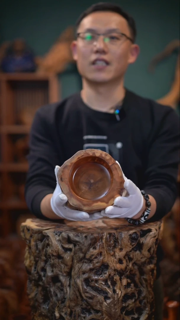 【闪购商品】枣木雷击枣木小烟缸