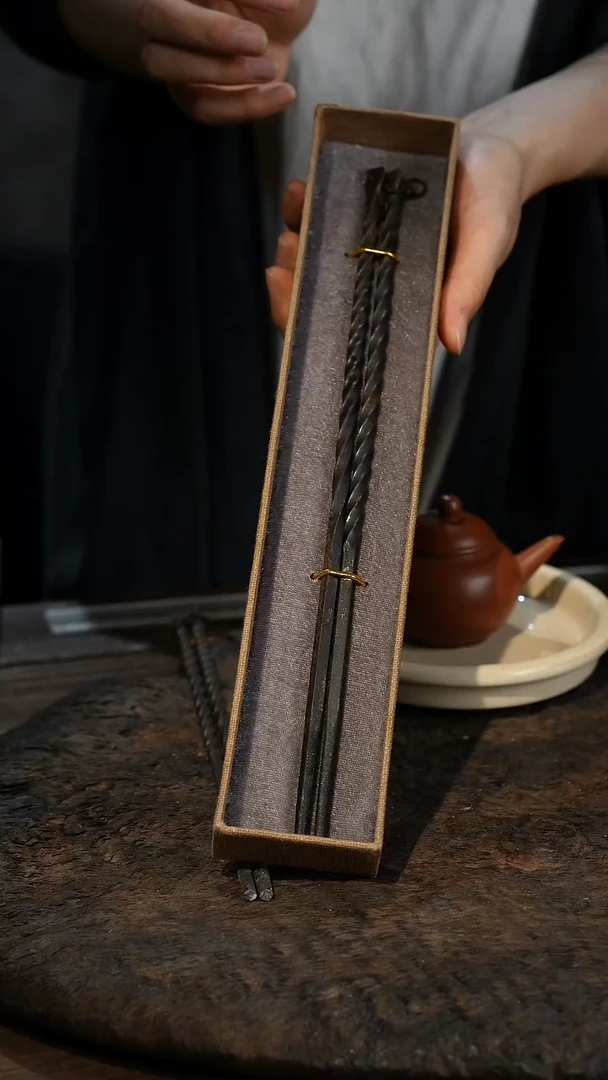 潮州手工原矿砂铫壶铁夹