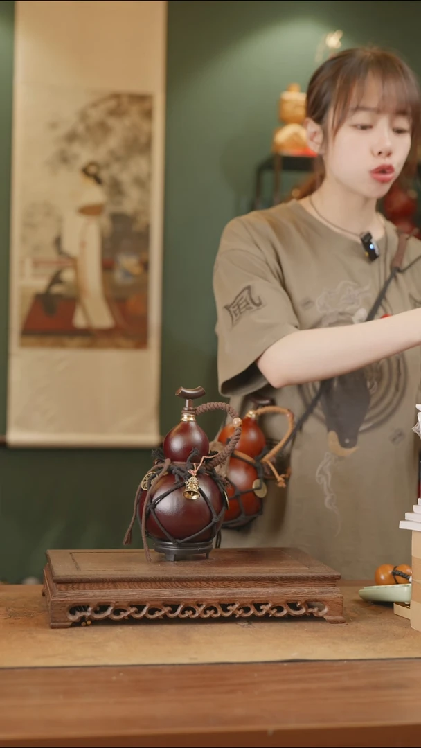20号精品天然大漆酒葫芦一物一拍~