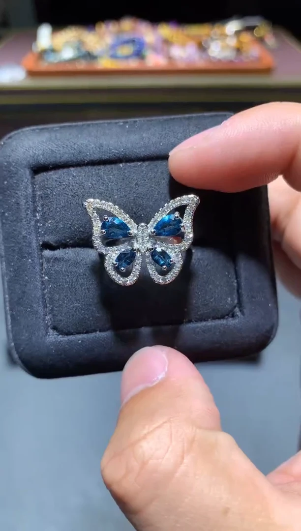 【闪购商品】托帕石戒指未镶嵌L20【多样性发其一】