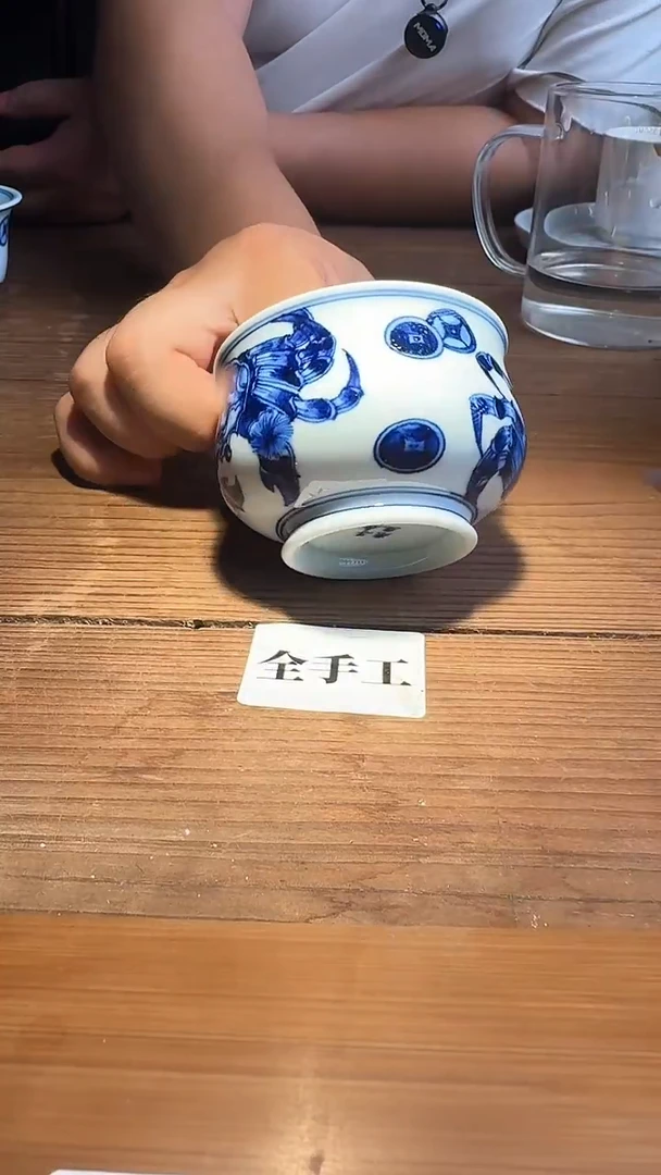 婺州窑龙窑烧制技艺全手工青花