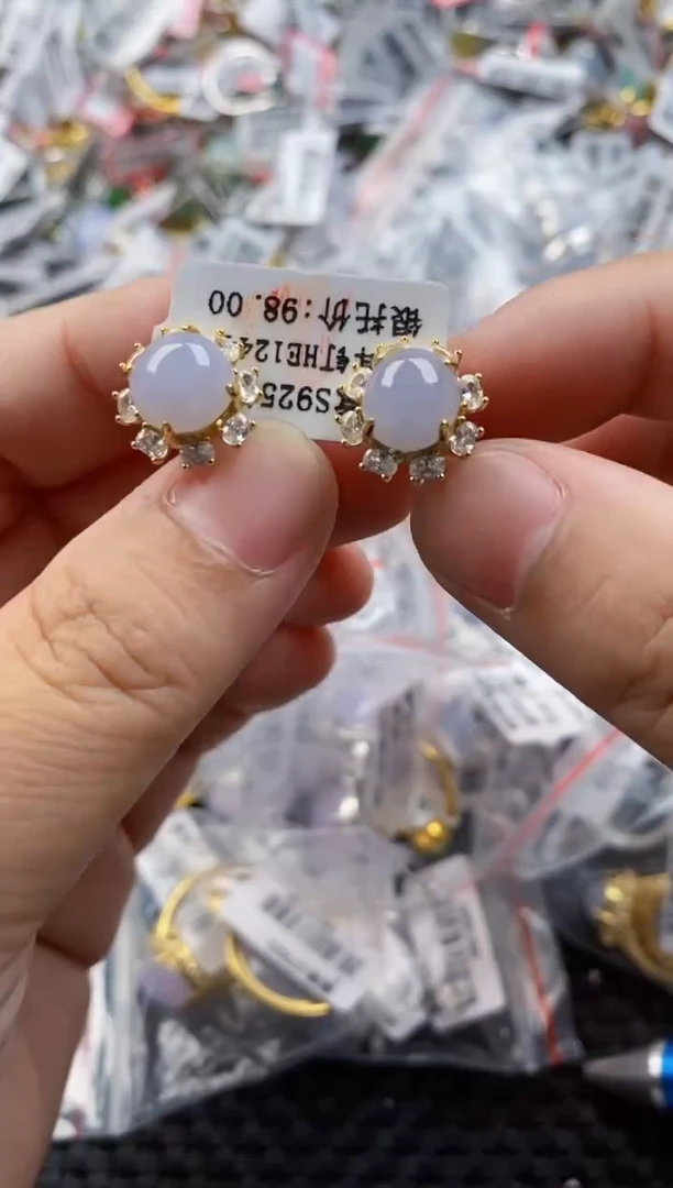 翡翠戒指银S925镶嵌1212      5