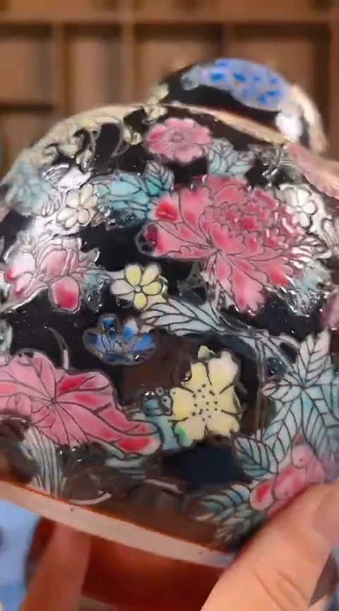 摆件景德镇陶瓷青花摆件25