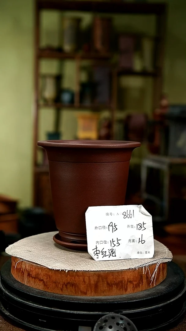 紫砂花盆花卉园艺8661+z