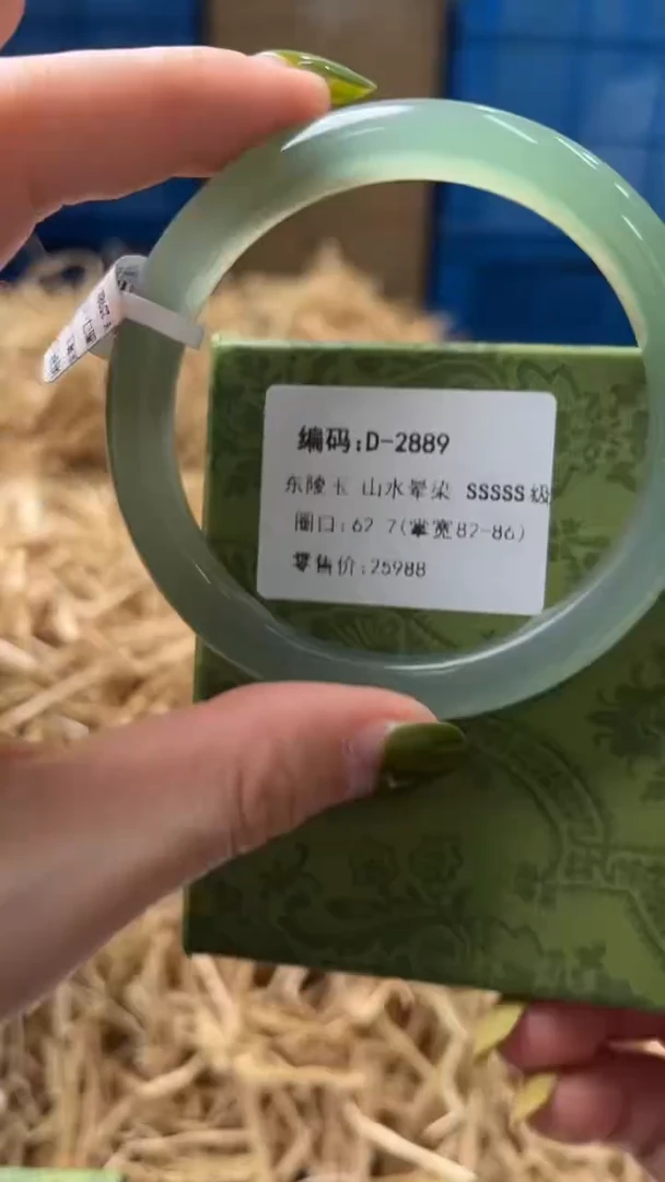 未镶嵌手镯石英质玉D2889