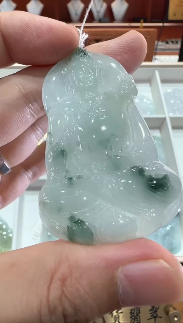 翡翠挂件未镶嵌A货翡翠多样性孤品