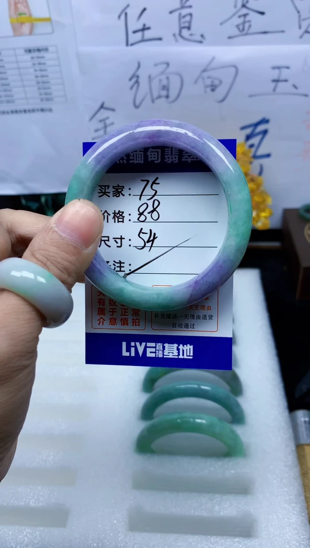 未镶嵌手镯翡翠75