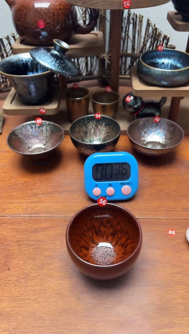 茶盏阿*56号建盏工匠茶器