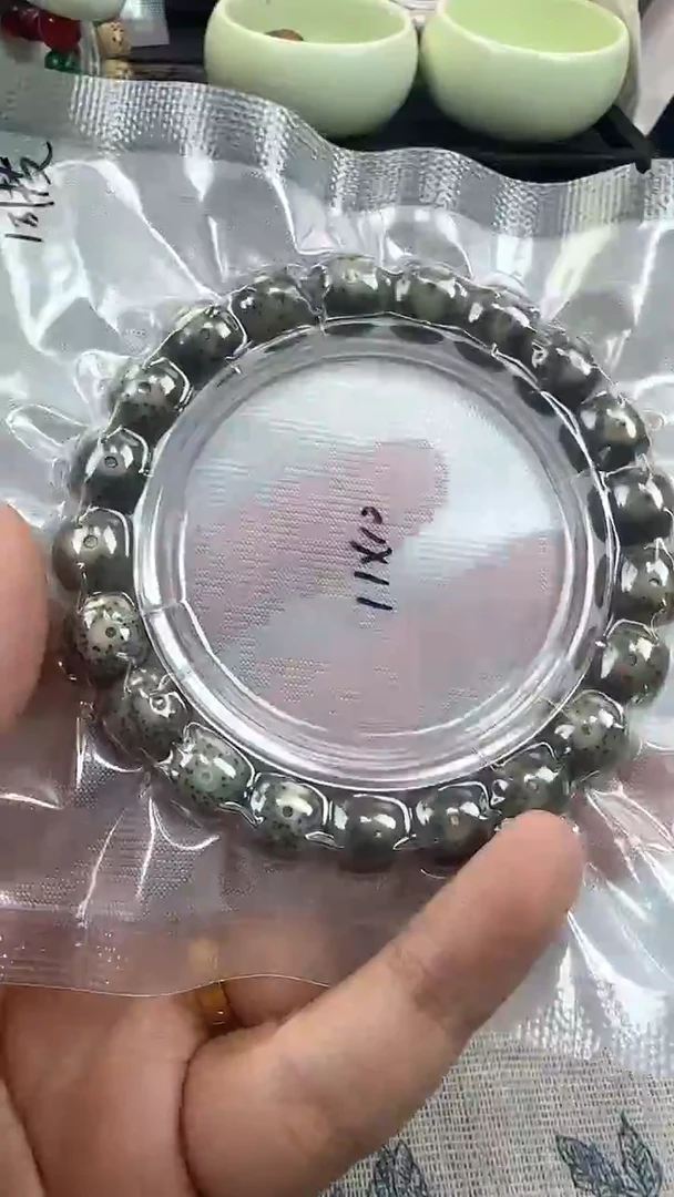 手串星月菩提26石玉料糯冰单圈11×10高透精工福利
