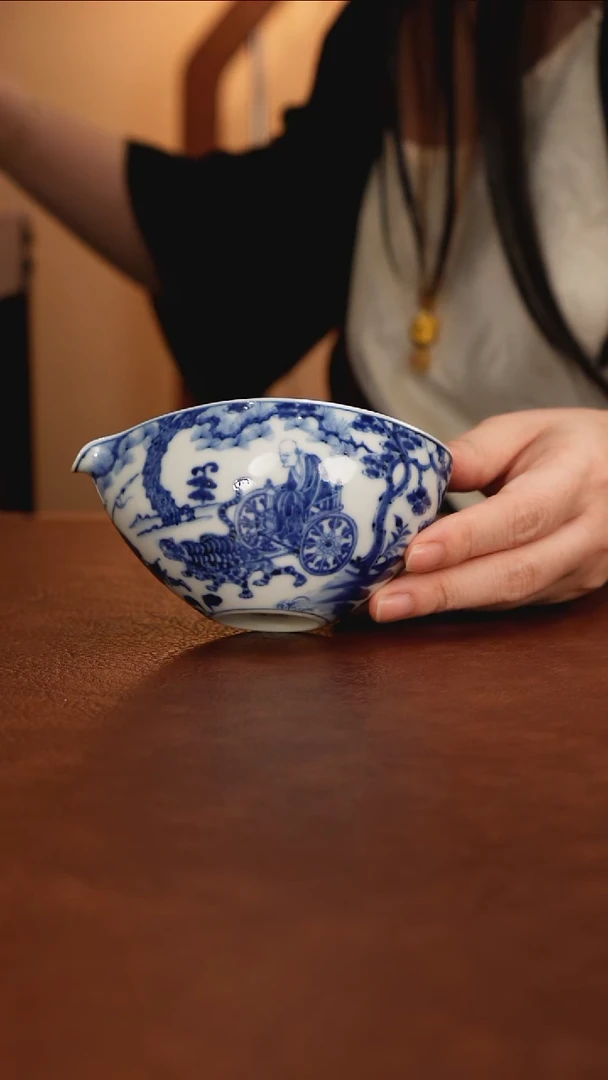 i***Z景德镇瓷器，青花瓷手绘茶具~
