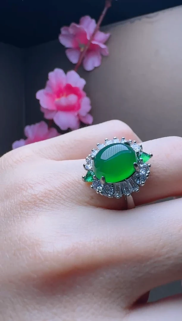 玛瑙/玉髓戒指未镶嵌戒指