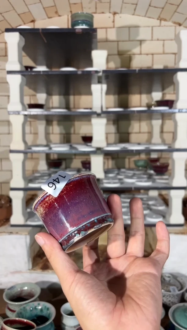 杯精品窑变钧瓷茶器