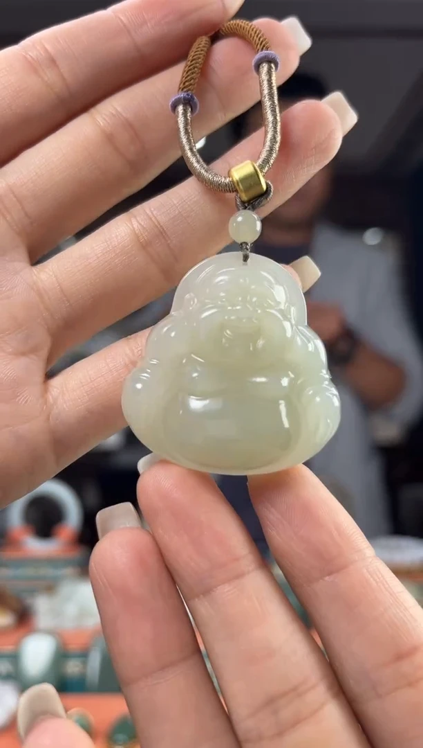 颈饰未镶嵌和田玉佩佩40mm左右