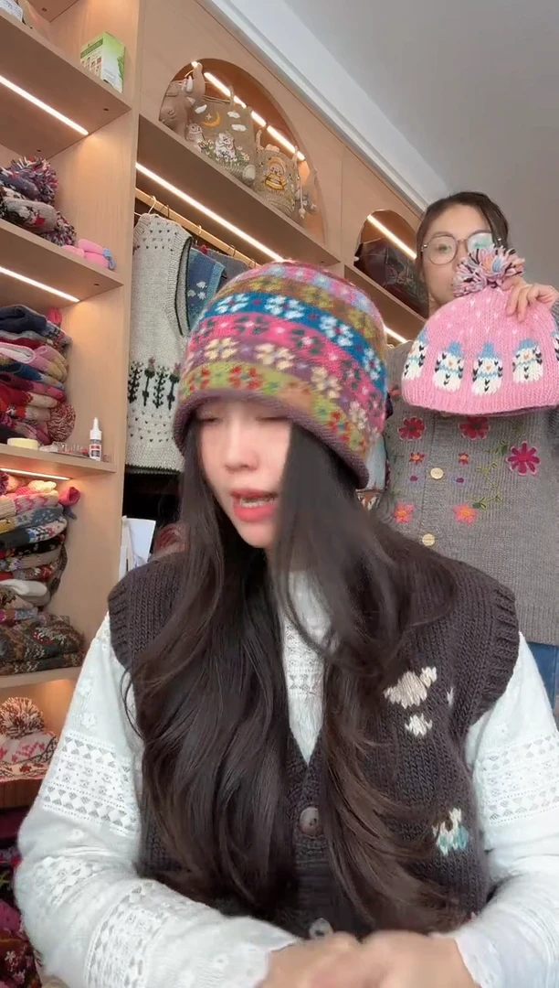 羊毛美利奴巧克力四叶草帽