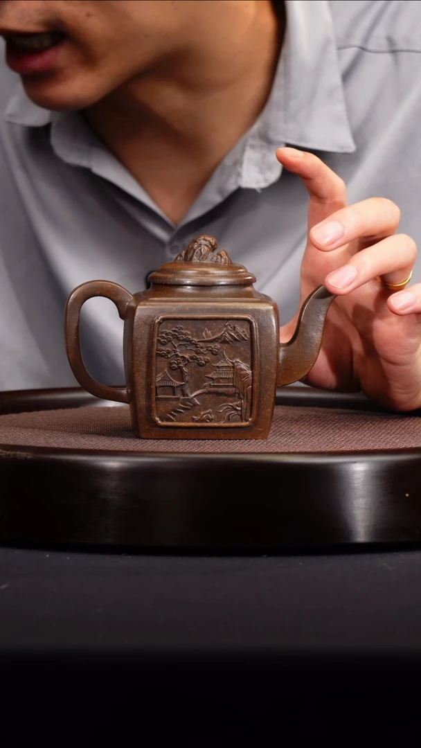 茶壶紫砂柴烧