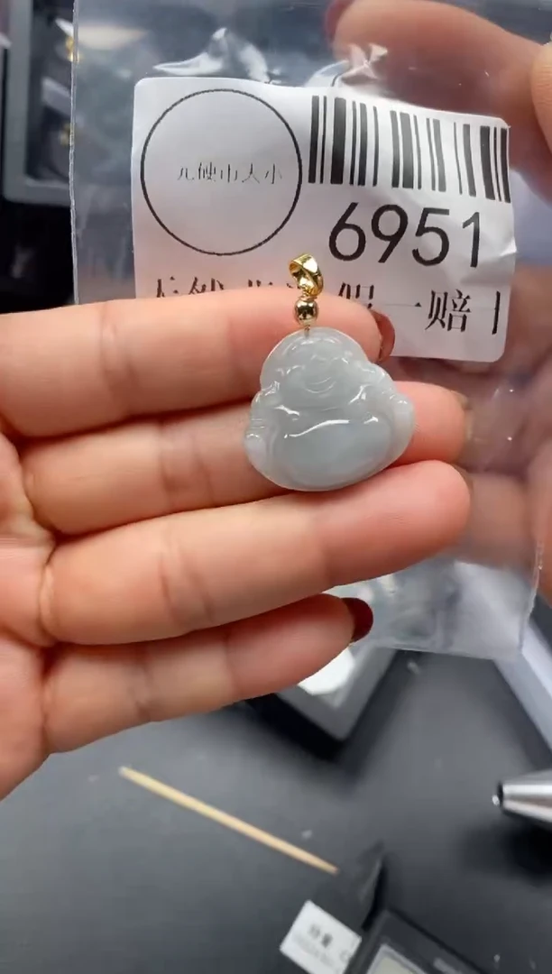 吊坠(不含链)未镶嵌翡翠6951