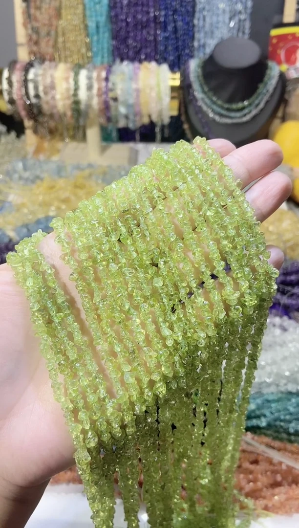 未镶嵌珠宝半成品水晶橄榄