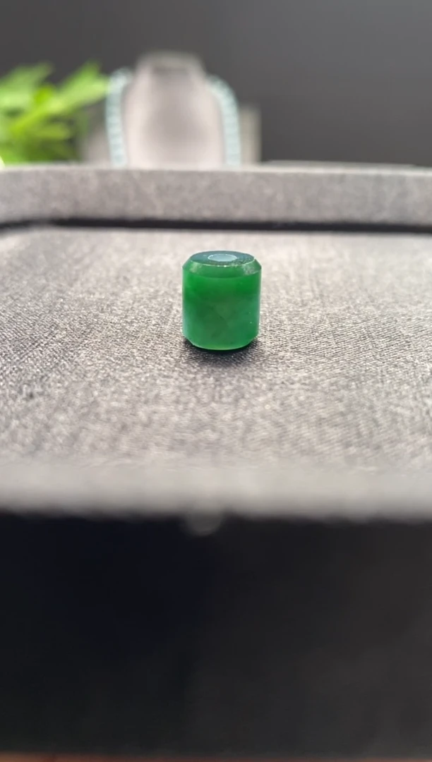 未镶嵌手链翡翠散珠卡10mm左右桶珠