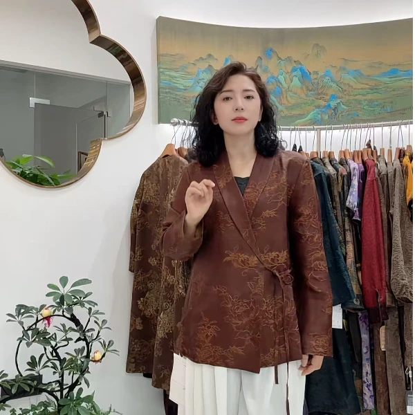【金枝外套】新中式气质短外套女士休闲复古240-180金枝外套