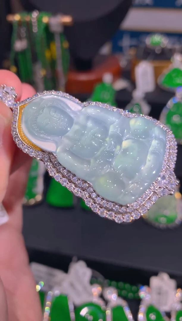 翡翠未镶嵌颈饰3一季