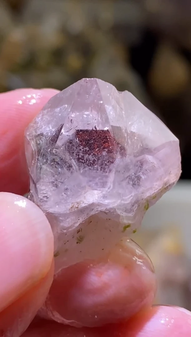 未镶嵌珠宝半成品水晶104号四川超七花园水晶