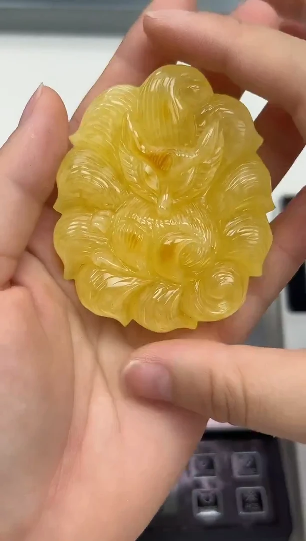 裸石琥珀未镶嵌琥珀蜜蜡吊坠