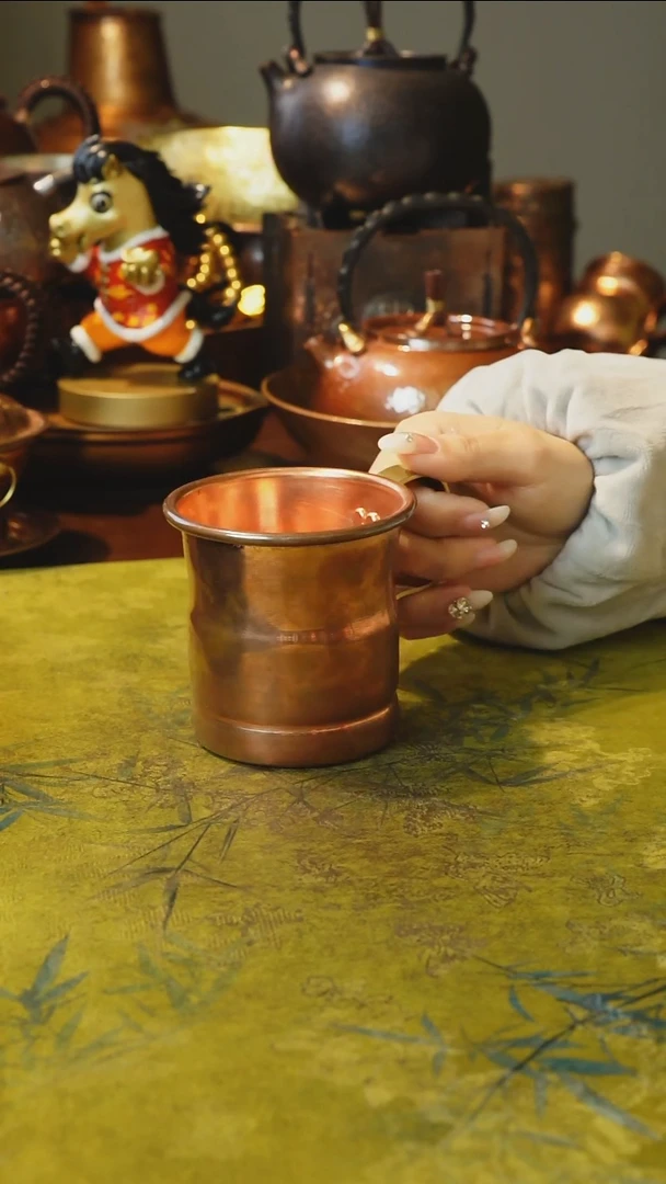 纯紫铜小号鸡尾酒杯