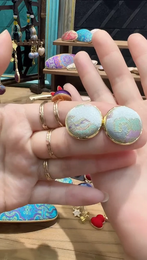 【闪购商品】【孤品车2.11】龙凤穿莲大耳钉一对