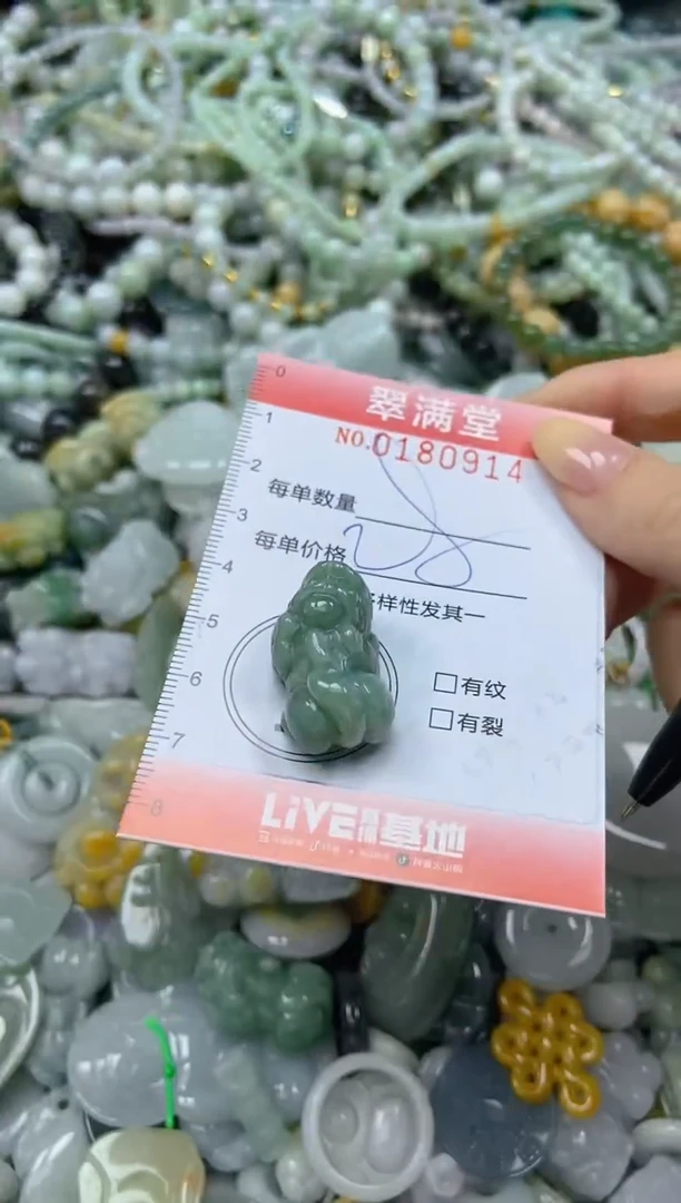 颈饰未镶嵌翡翠闪购0180914