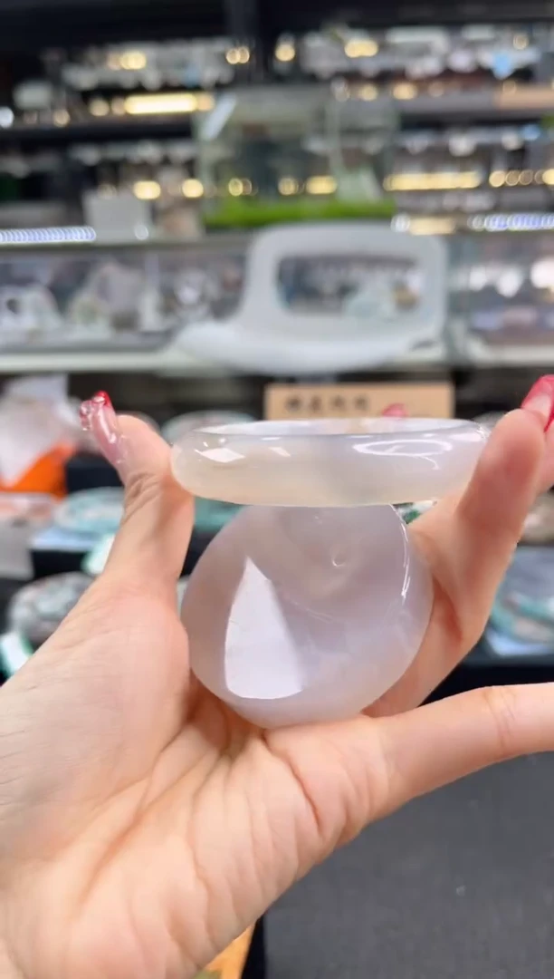 未镶嵌手镯石英质玉57圈口 （赠品镯心）3889180