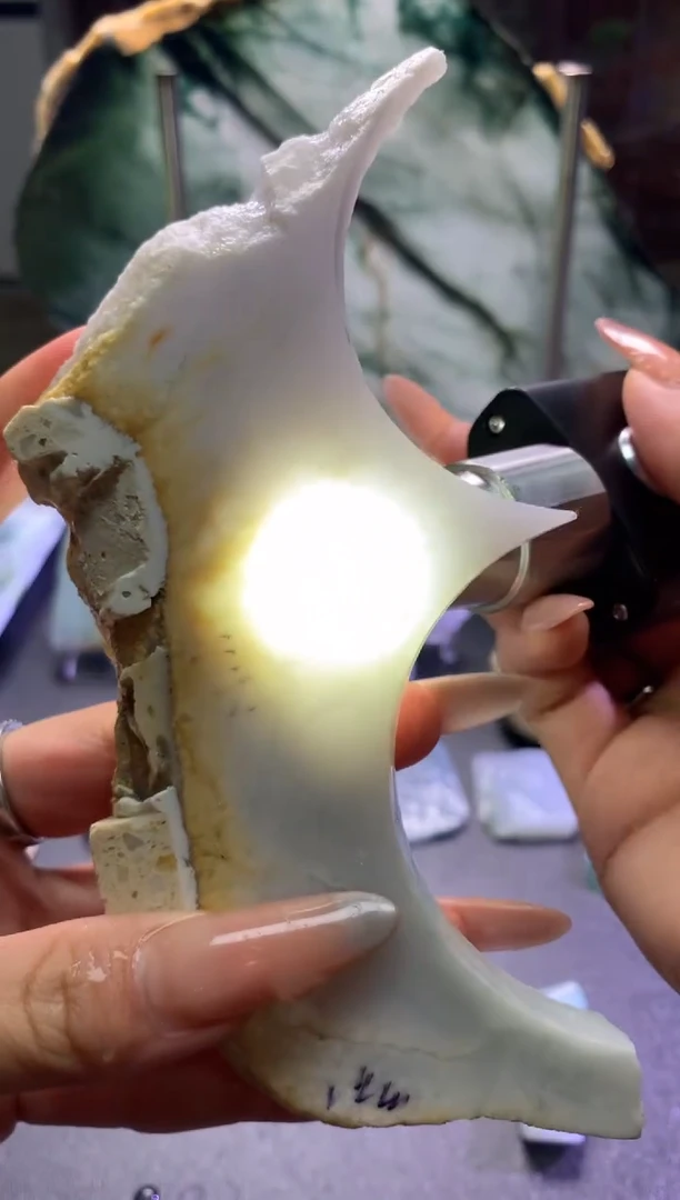 颈饰未镶嵌翡翠天然缅甸翡翠A货