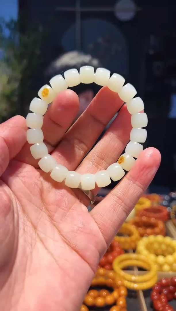 手串未镶嵌和田玉10+直切