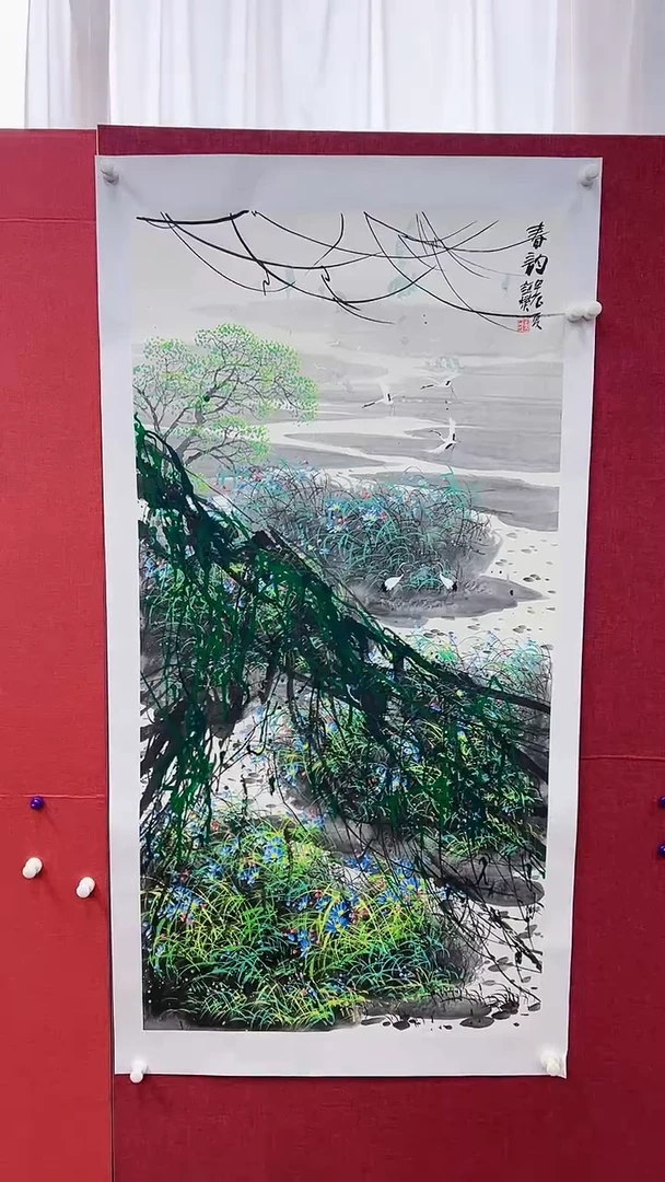【闪购商品】绘画赵燮绘画8平尺金袍抽象山水
