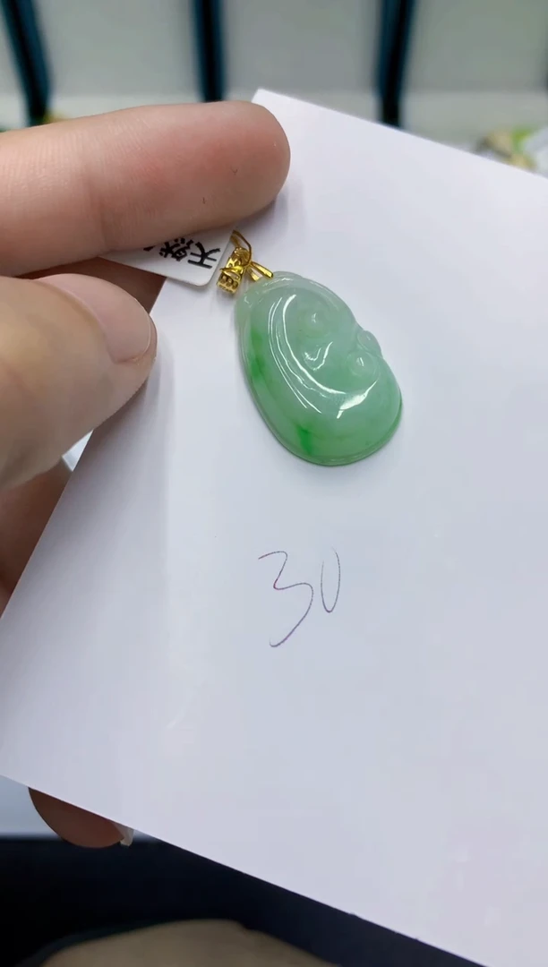 颈饰未镶嵌翡翠翡翠