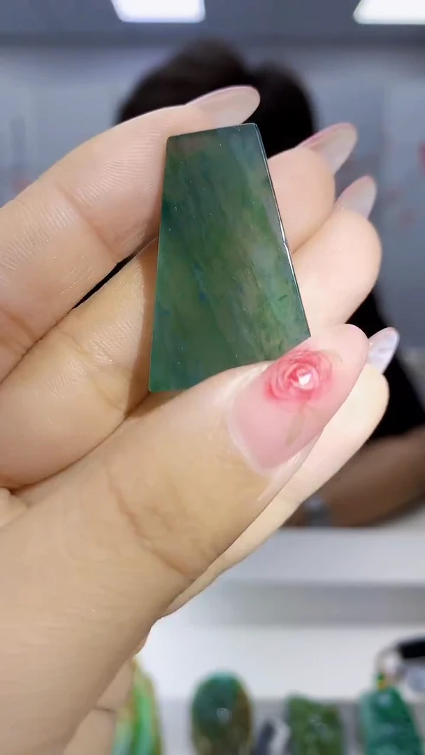 未镶嵌定制翡翠4688ty-毛货挂件63