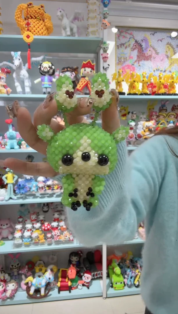 玻璃04013卡4水晶牛油果材料包1套