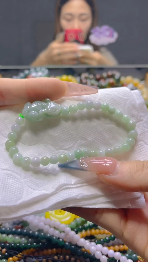 颈饰未镶嵌翡翠5MM