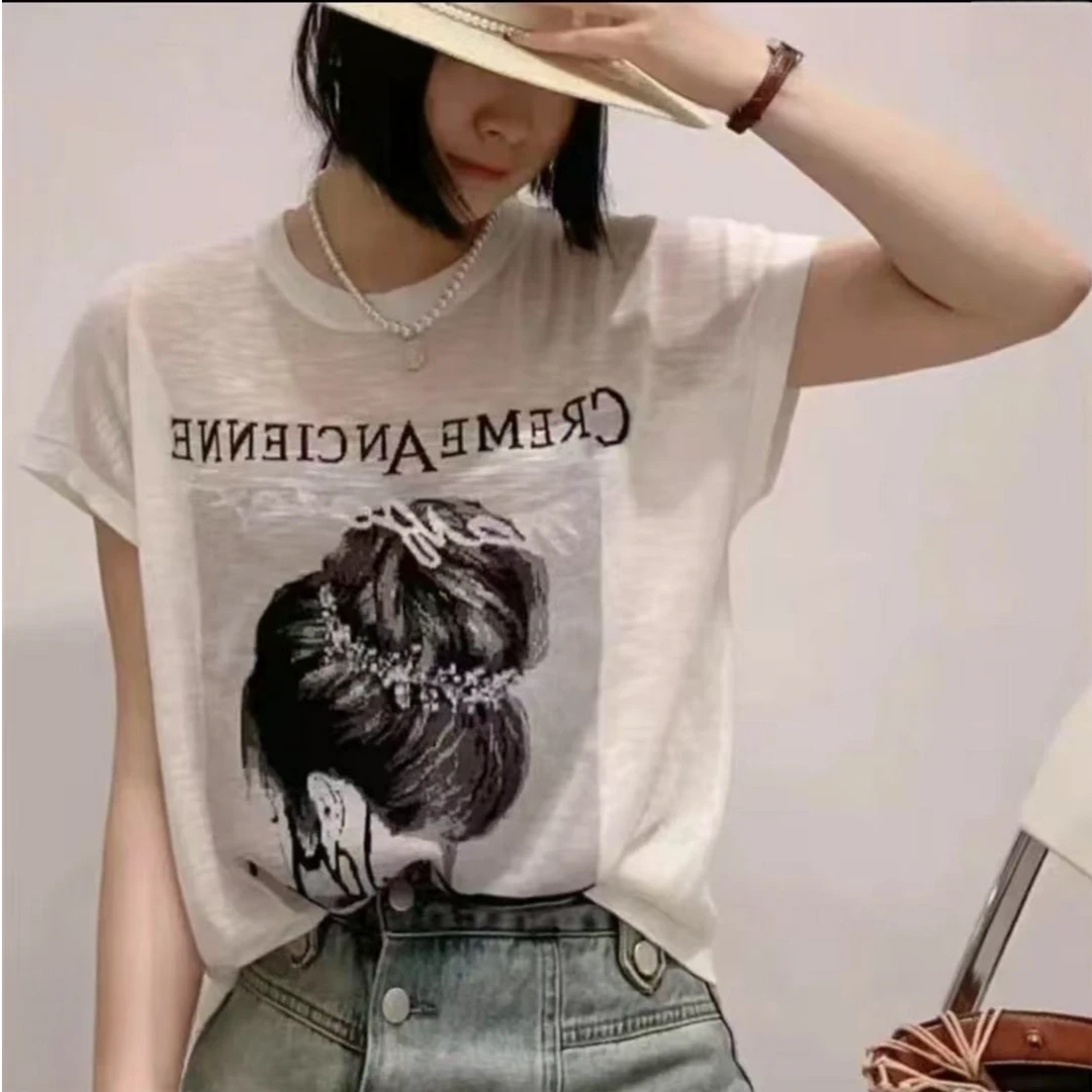 丸子头爽肤醋酸麻薄款套头减龄显瘦针织衫上衣