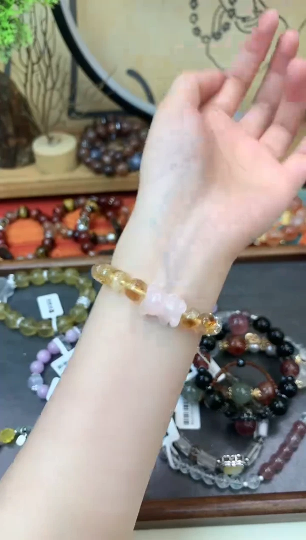 【闪购商品】黄晶手链未镶嵌683手串