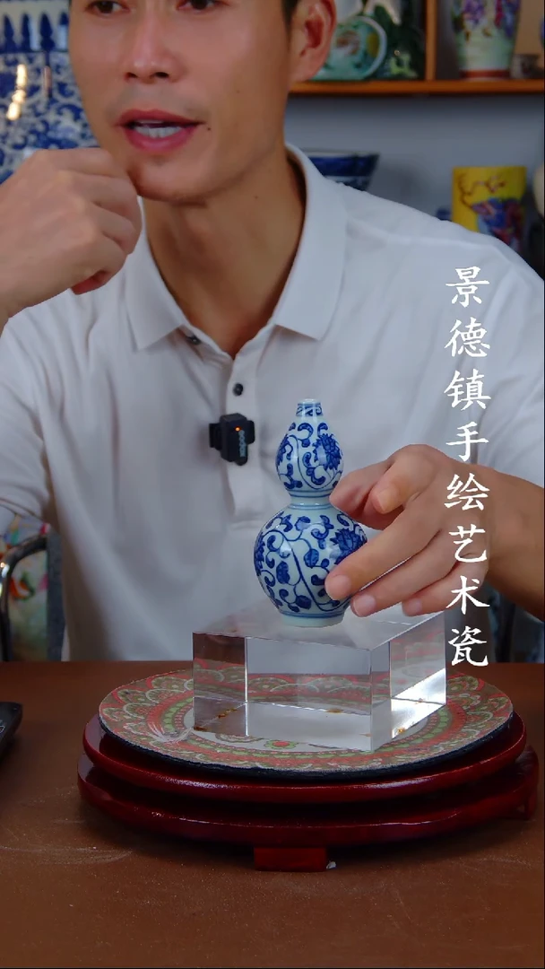 摆件景德镇手工手绘陶瓷摆件6