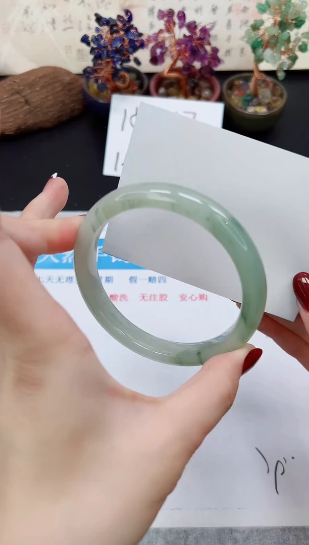 未镶嵌手镯石英质玉A286-64`65`66