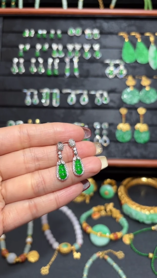 【闪购商品】翡翠颈饰银S925镶嵌蛋面/支持复检/一件