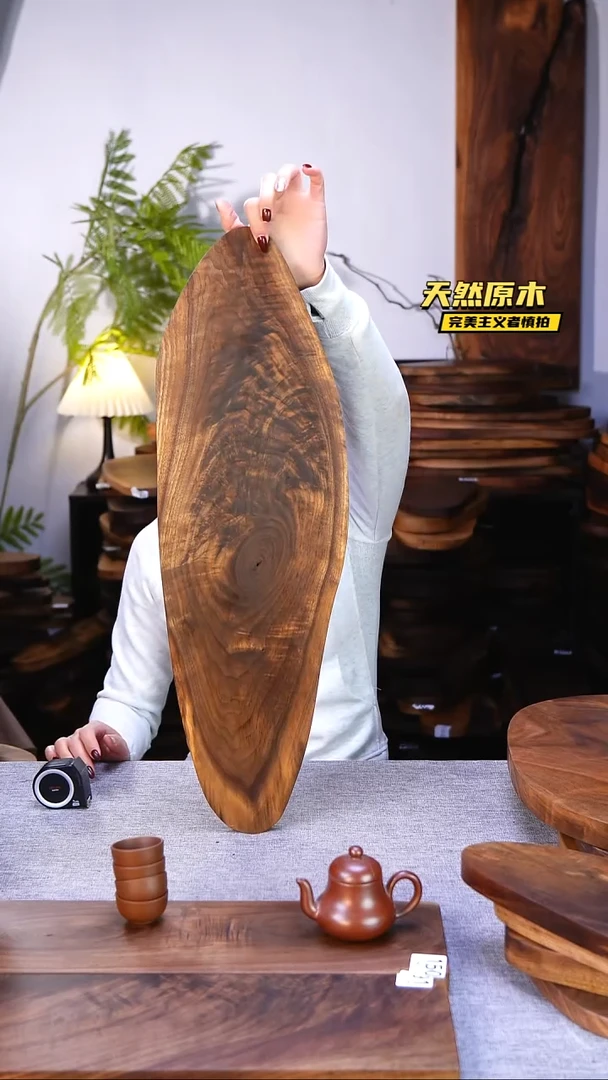 木北美黑胡桃原木.干裂疤结不属于商品质量问题完美主义者慎拍