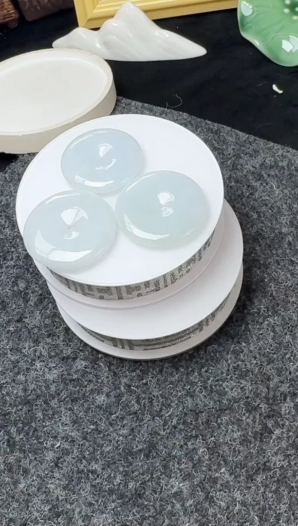 吊坠(不含链)未镶嵌翡翠K606-949平安扣多样性发一件