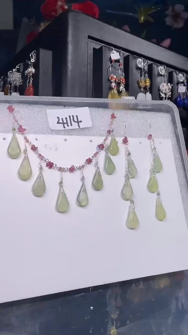 银S925镶嵌耳饰紫晶喜欢拍