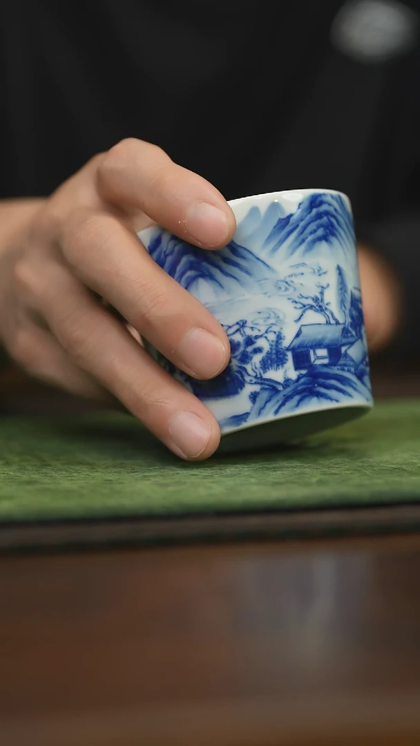 【闪购商品】杯柴窑青花破价福利