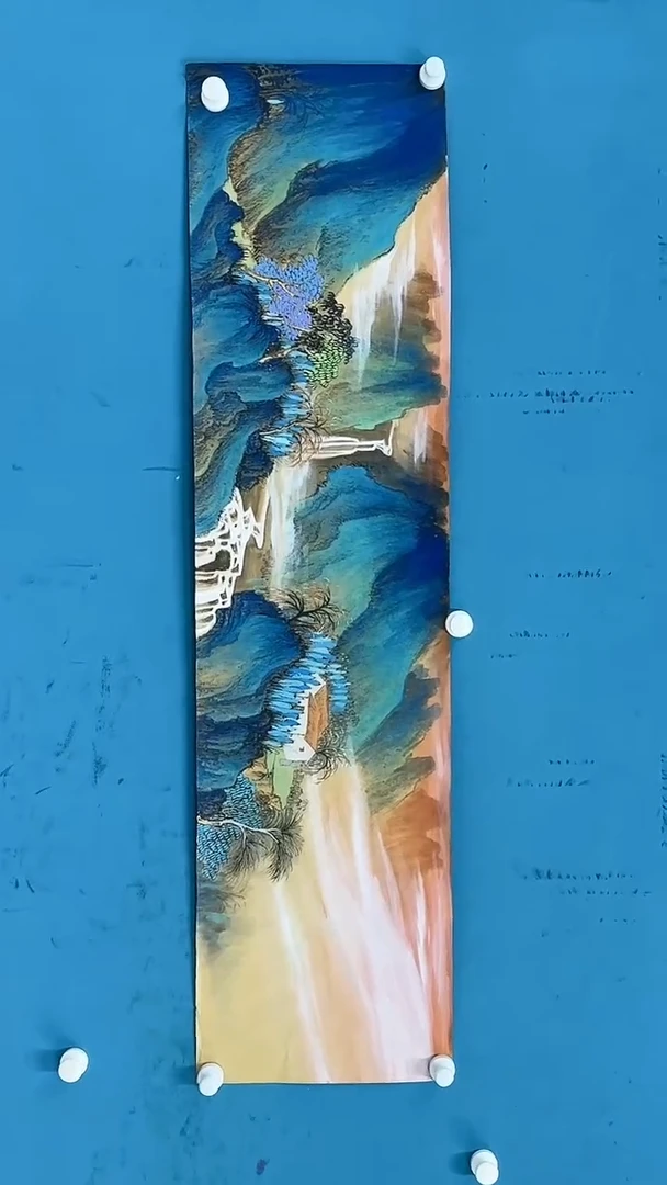 【闪购商品】国画1.26-王夫怀-四尺对开-84