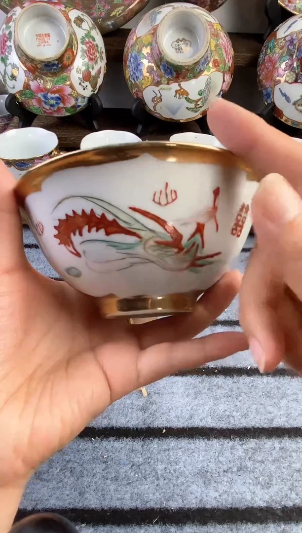 瓷片微瑕慎拍景德镇窑老厂瓷器